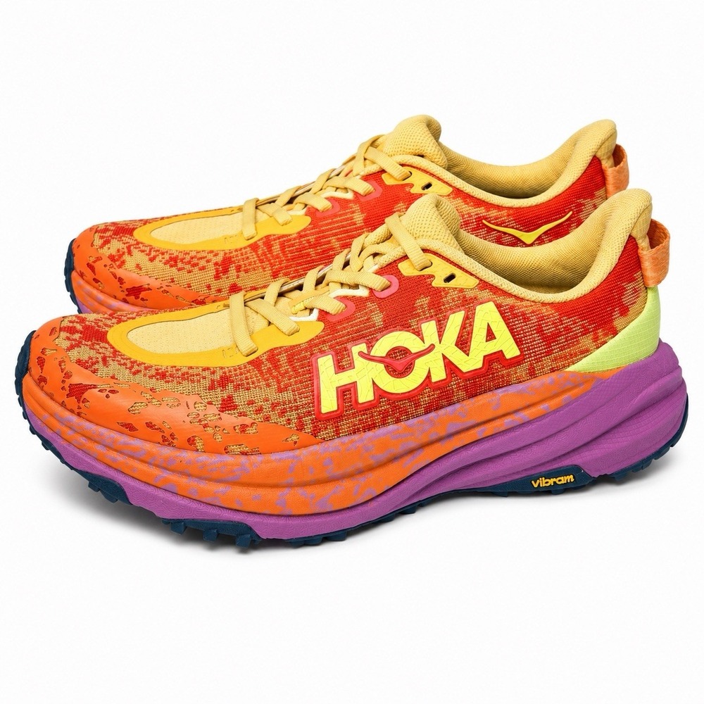 Hoka One One Speedgoat 6 Sherbet Beet 1147832 SRBT Women's Size 6.5 D Trail Shoe